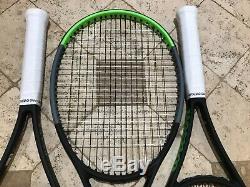 Up to three Wilson Blade 98 16x19 v7 Midplus tennis racquets 4 3/8