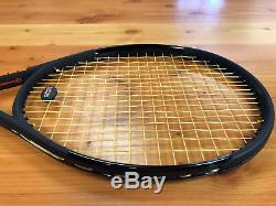 Used Wilson 2017 Burn 100S CV Black Grip 4 1/4 Tennis Racquet