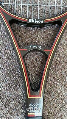VINTAGE 1980's Wilson Sting SC Tennis Racket. Iconic Racquet in Great Condition