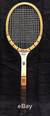 Vintage 1960's Wood Tennis Wilson Jack Kramer Autograph Racquet Racket