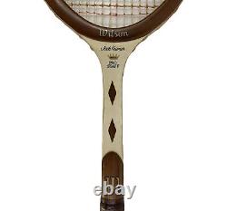 Vintage Wilson Wooden Pro Jack Kramer 1940's Made In England No. 6 Tennis Racket