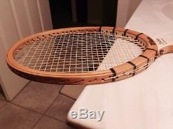 Vtg Antique Wilson Jack Kramer Autographed Tennis Racquet Racket 4 1/4 Grip