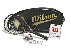 WILSON 100 YEAR JUICE 100S Package bag grips tennis racquet 4 1/2 Reg $360