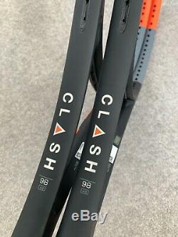 WILSON CLASH 98 Tennis Racquets Matched Pair