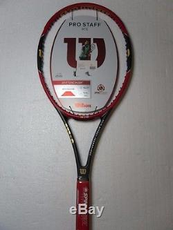 NEW STRUNG GRIP 4 1/4 Wilson Pro Staff 97S Tennis Racquet racket 
