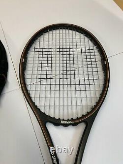 WILSON PRO STAFF Midsize L5 PWS Graphite made with Kevlar Vintage Racket