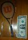 Wilson Rf97 Roger Federer Mini Tennis Black Racket Racquet New & Sealed