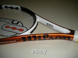 Tennis Racquet 4 3/8" Details about   Wilson NCODE NTOUR Two 2 105 sq.in 9.8 Oz 