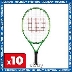 Wilson 10 X Blade Feel Tennis Rackets Boys Girls Racquet Sport Equipment Green