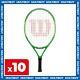 Wilson 10 X Blade Feel Tennis Rackets Boys Girls Racquet Sport Equipment Green