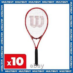 Wilson 10 X Pro Staff Precision Xl Tennis Rackets Durable Sports Equipment Red