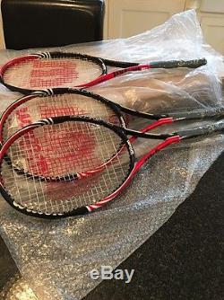 Wilson BLX Six One 95 Tennis Racket X 3
