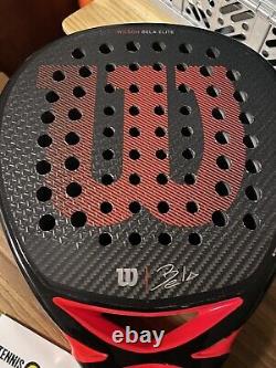 Wilson Bela Elite Padel 2 Black/Red New, 365g, Padeltennis