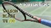 Wilson Blade 100 V8 Tennis Racquet Racket Review