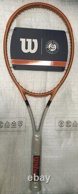 Wilson Blade 98 16x19 v7 Roland Garros Tennis Racquet 4 1/4 Racket LTD. EDITION