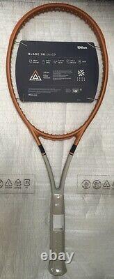 Wilson Blade 98 16x19 v7 Roland Garros Tennis Racquet 4 3/8 Racket LTD. EDITION