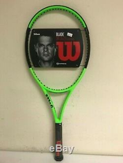 Wilson Blade 98 18 x 20 Countervail Green Tennis Racquet Grip Size 4 1/4