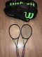 Wilson Blade 98 Cv Series Noir Collection Tennis Rackets And Matching Bag