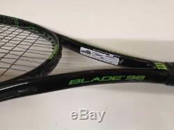 Wilson Blade 98 Pro stock 18x20 98 head 11.5oz strung 4 3/8 grip tennis racquet
