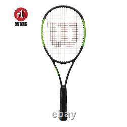 Wilson Blade 98 UL Tennis Racket custom strung in Green Revolve RRP £190 Grip 2