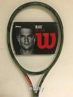 Wilson Blade 98L 16 x 19 Camo Edition Tennis Racquet Grip Size 4 1/4