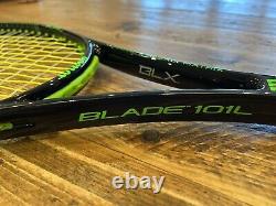 Wilson Blade BLX 101L, 3 x Tennis Rackets, 1 brand new, 2 used, grip 3, plus bag
