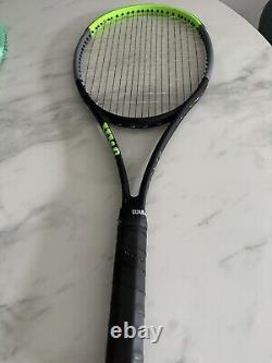 Wilson Blade V7 18x20 Grip 3, Good Condition, Strung With Poly/Natural guy Hybr
