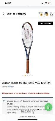 Wilson Blade98 16 19 V7 Rg