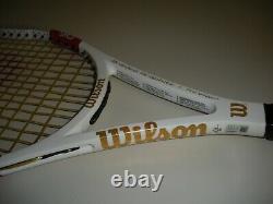 Wilson Blx Pro Staff 90 Tennis Racquet 4 1/2 (new 4g Strings) Federer 2014