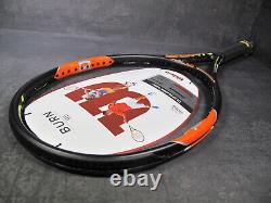 Wilson Burn 95 L4 4 1/2 Tennis Club Tennis Racket NEW with Storage Tracks