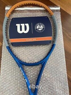 Wilson CLASH 100 Roland Garros Tennis Racket 41/4