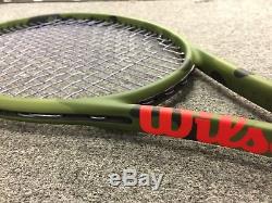 Wilson Camo Blade 98L 16x19 STRUNG 4 3/8 (Tennis Racket 10.1oz 285g Camoflauge)