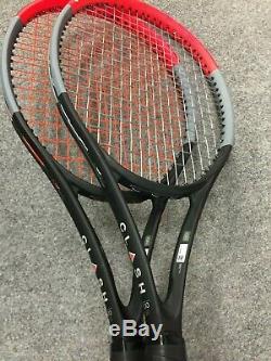 Wilson Clash 100 STRUNG 4 1/4 Tennis Racket Racquet 10.4oz 295g 16x19 free flex