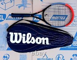 Wilson Clash 100 Tennis Racket with case. Black/Grey/Orange. 3 4 3/8 grip