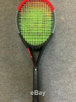 Wilson Clash 100 Pro STRUNG 4 1/4 Tennis Racket Racquet 10.9oz 310g 16x19 Tour 