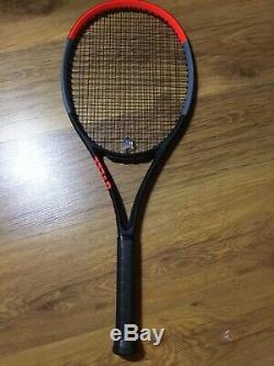 Wilson Clash 98 Tennis Racket Black, Grip 2/L2 Babolat String