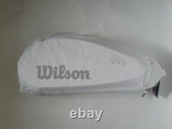 Wilson Federer Backpack Tennis Racket Bag DNA 12 Pack Infrared WR8004401001 WH