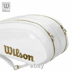 Wilson Federer Tennis Racket Backpack DNA 12 Pack Infrared WR8004401001 WH