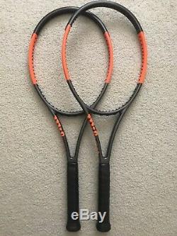 Wilson H22 18x20 L3 Pro Stock Tennis Racquet CV Burn 100 Paint Job Racket