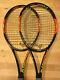 Wilson H22 Pro Stock 16/19 Matched Pair Tennis Raquets