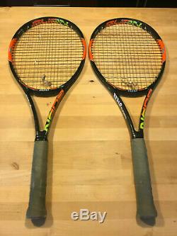 Wilson H22 Pro Stock 16/19 Matched Pair Tennis raquets