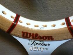Wilson Jack Kramer Autograph Wood Tennis Racket 4-3/8 New Rare Nwt Free Ship