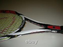 Wilson K-factor Six. One Tour 90 Tennis Racquet 4 3/8 Federer