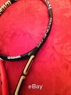 Wilson Mardy Fish Personal racket ps 6.1 95 blx 95 paintjob grip Tennis Racquet