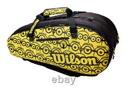 Wilson Minions Tour 12 Pack Tennis Backpack Racquet Racket Yellow WR8013701001