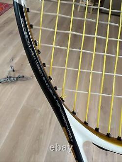 Wilson N code N blade 98 black, white and golden tennis racket