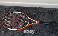 Wilson NCode NTour 105 Demo Tennis Racket Size 4 3/8 Grip Orange/White