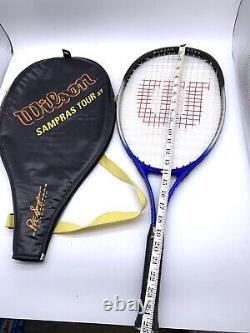 Wilson Pete Sampras Tour 27 Autograph Europa Ace Series 25 Tennis Racket & Cover