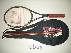 Wilson Pro Staff 6.0 Midsize 85 Tennis Racquet 4 1/2 Chicago Bumperless