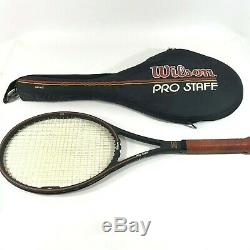Wilson Pro Staff 6.0 Midsize 85 Tennis Racquet 4 3/8 St. Vincent Bumperless JZQ